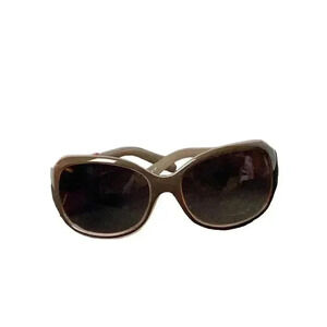 NEW BOB MACKIE  SUNGLASSES 100% UV PROTECTION BROWN LENSES BROWN TAUPE FRAMES